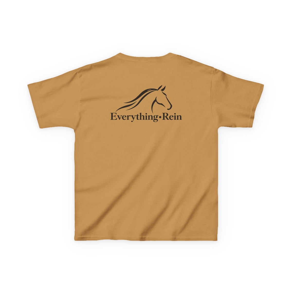 Everything Rein Horse Logo Kids T-Shirt | Minimal Equestrian Apparel
