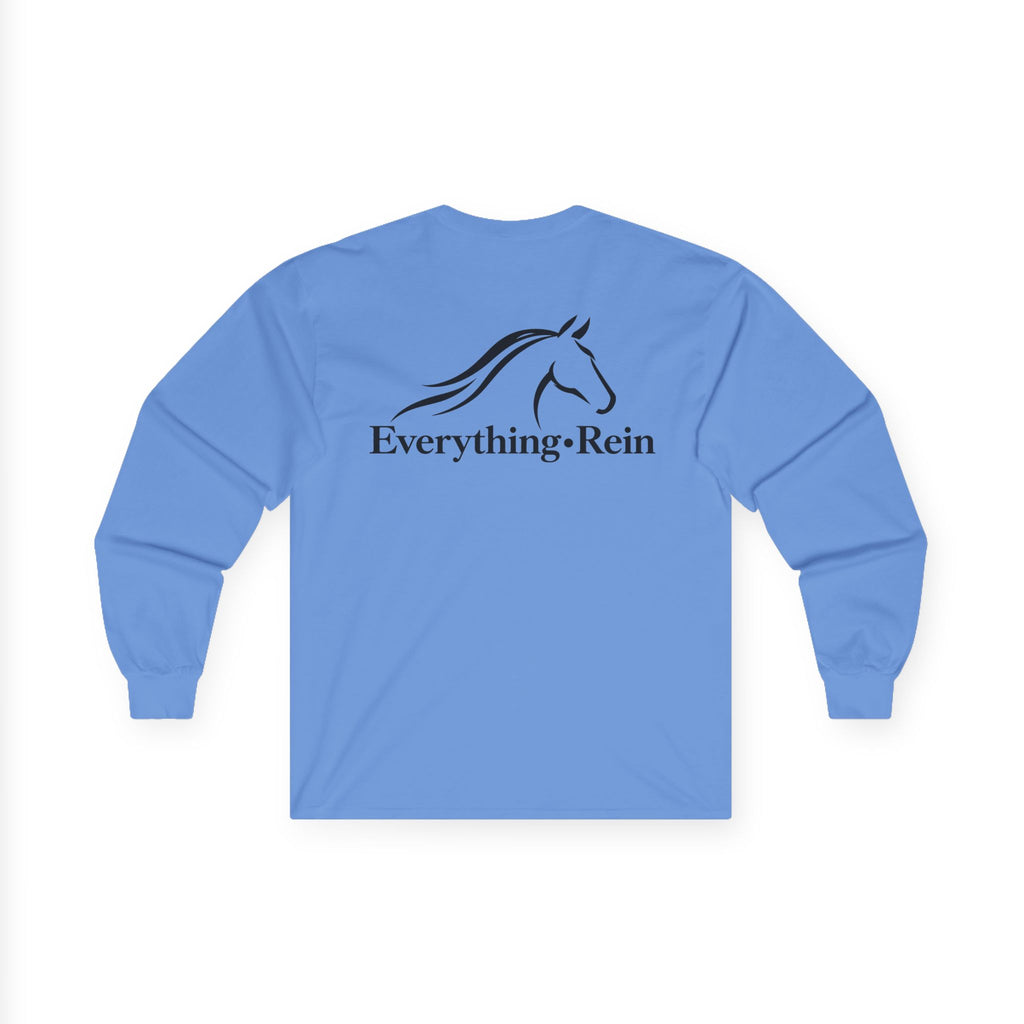 Horse Head logo Everything Rein Long Sleeve Tee | Equestrian Shirt