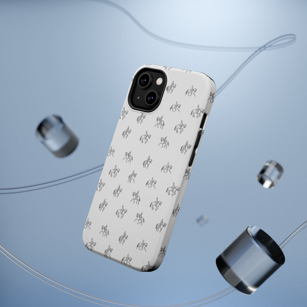 Tiny Horse Pattern Phone Case | Magnetic Impact-Resistant Case