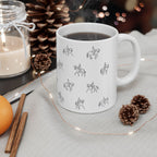 Dressage Pattern Mug | Horseback Riding Ceramic Mug