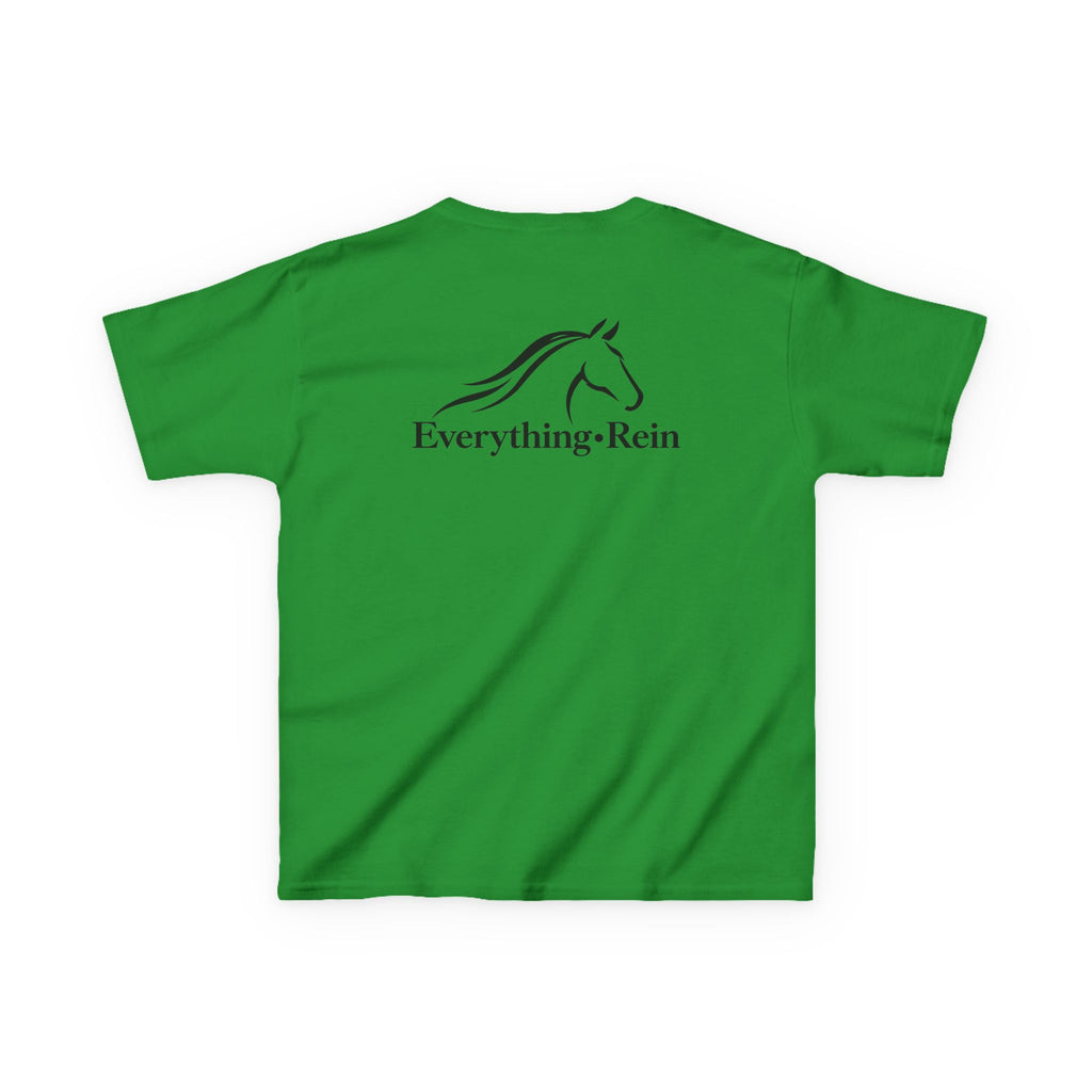 Everything Rein Horse Logo Kids T-Shirt | Minimal Equestrian Apparel