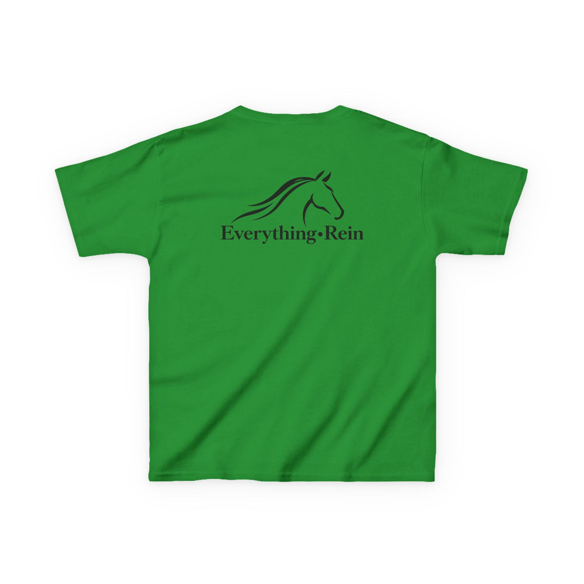 Everything Rein Horse Logo Kids T-Shirt | Minimal Equestrian Apparel
