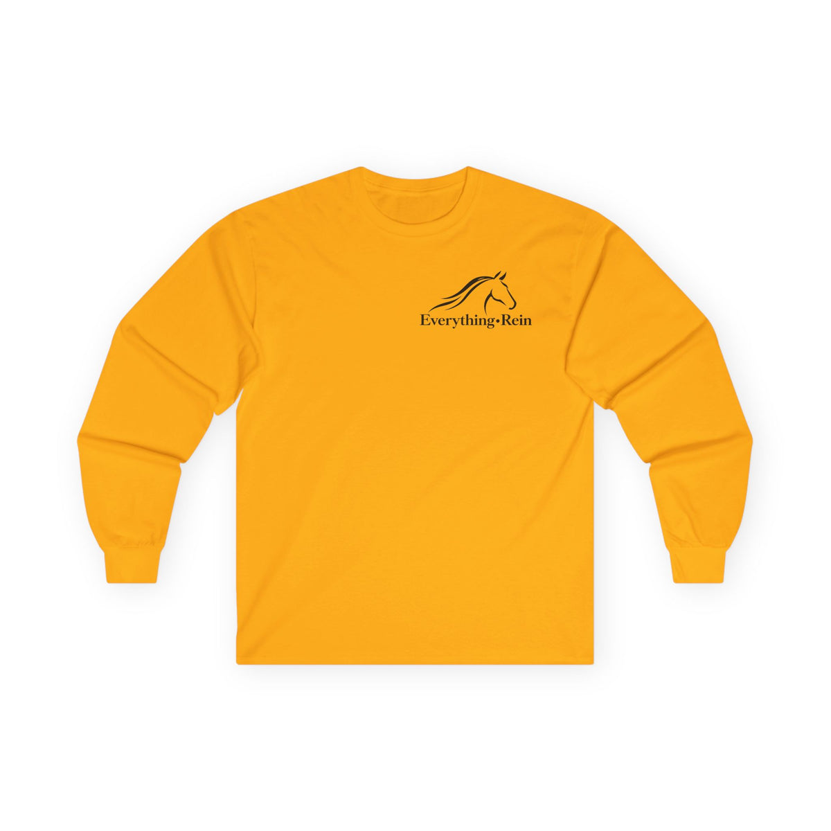 Horse Head logo Everything Rein Long Sleeve Tee | Equestrian Shirt
