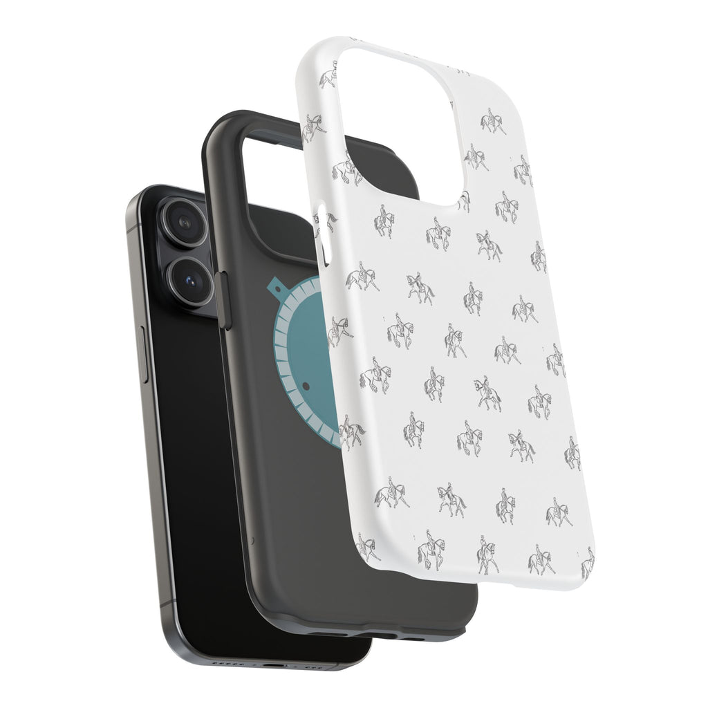 Tiny Horse Pattern Phone Case | Magnetic Impact-Resistant Case
