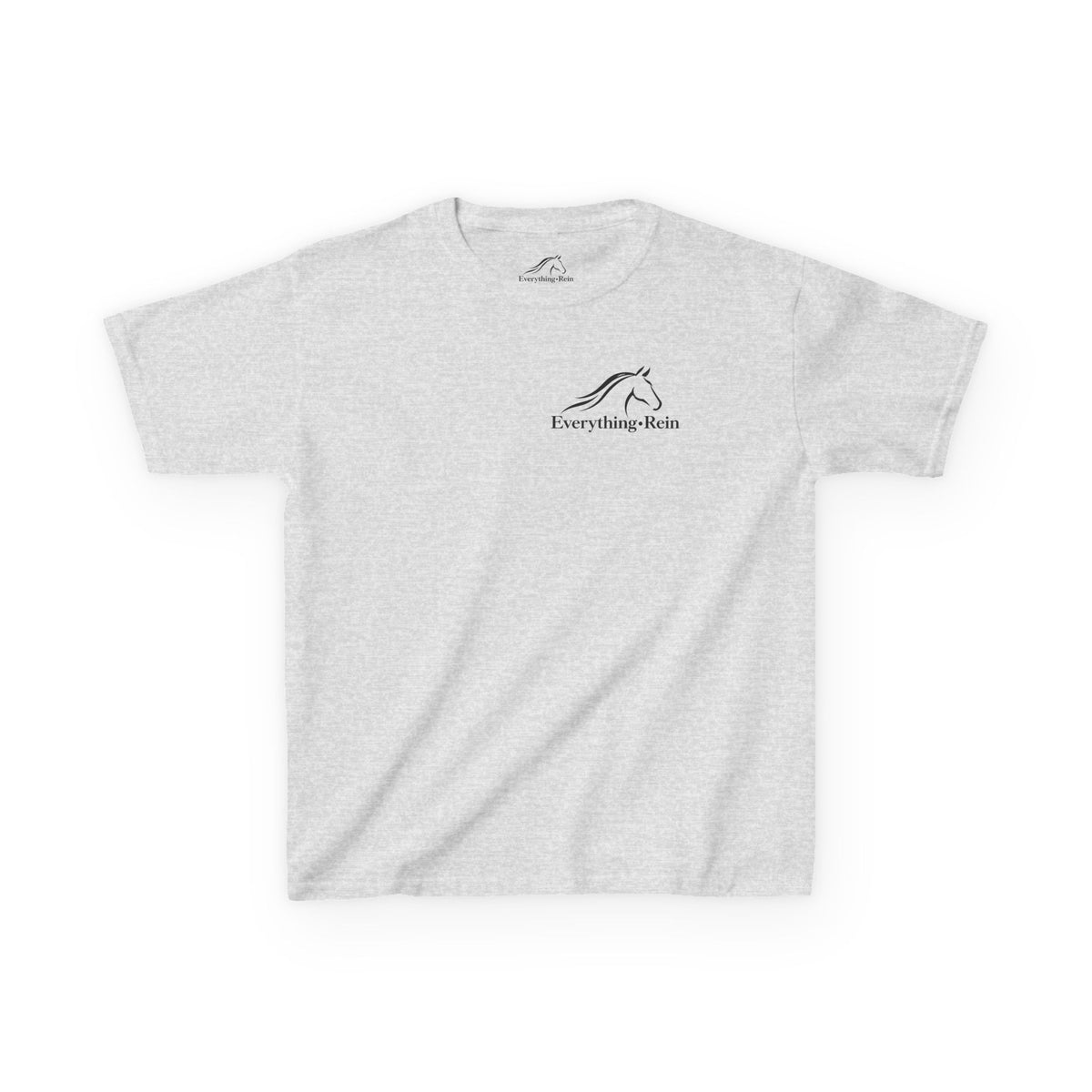 Everything Rein Horse Logo Kids T-Shirt | Minimal Equestrian Apparel