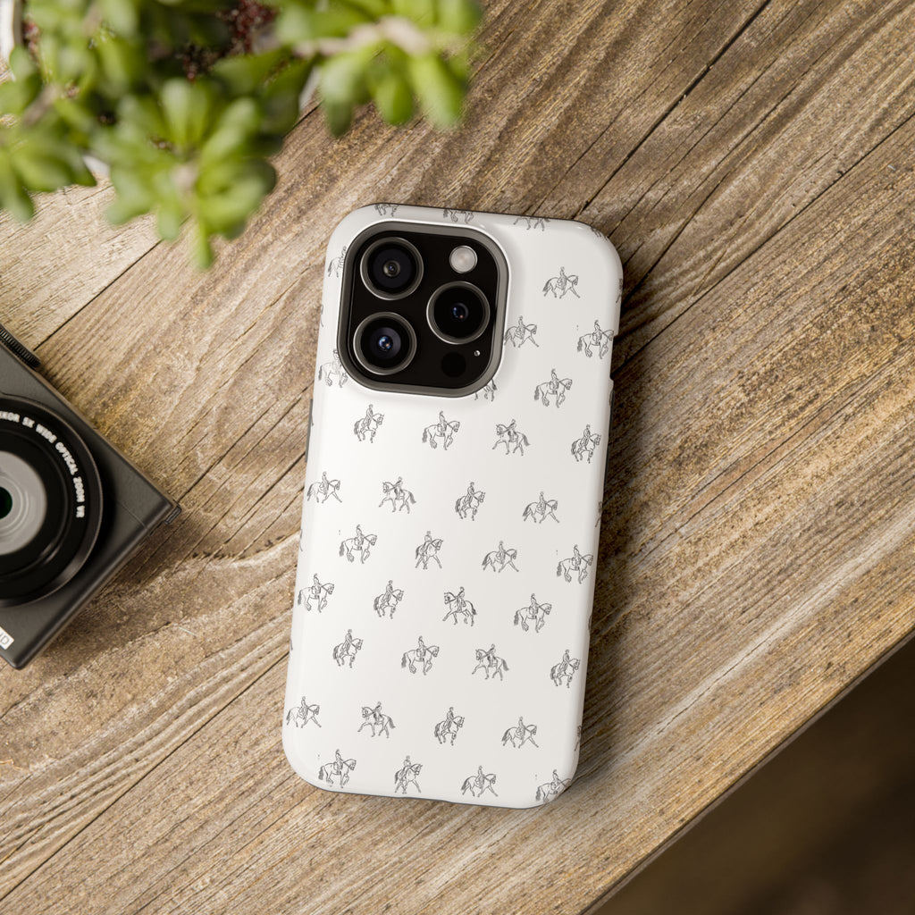 Tiny Horse Pattern Phone Case | Magnetic Impact-Resistant Case