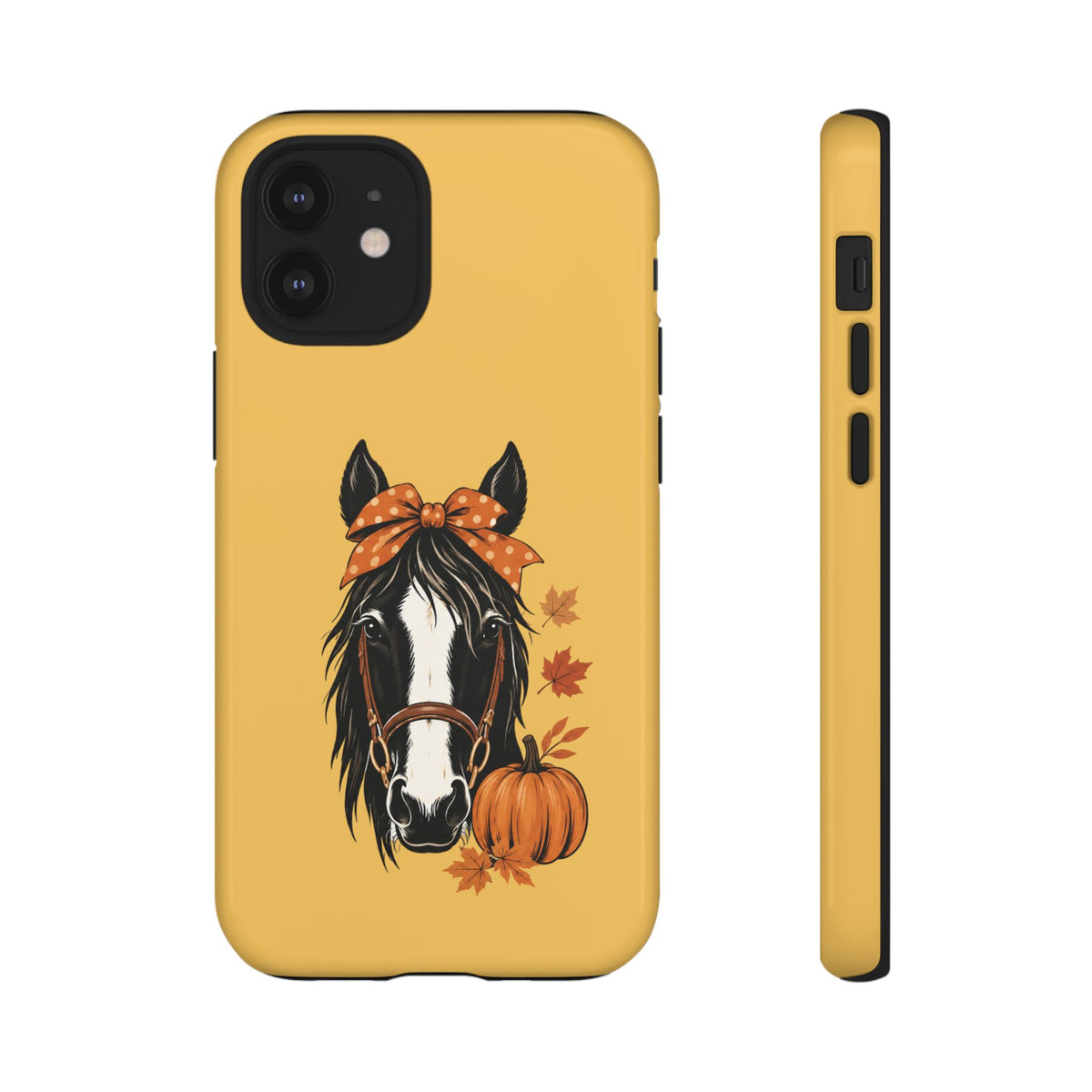 Autumn Horse Pumpkin Phone Case