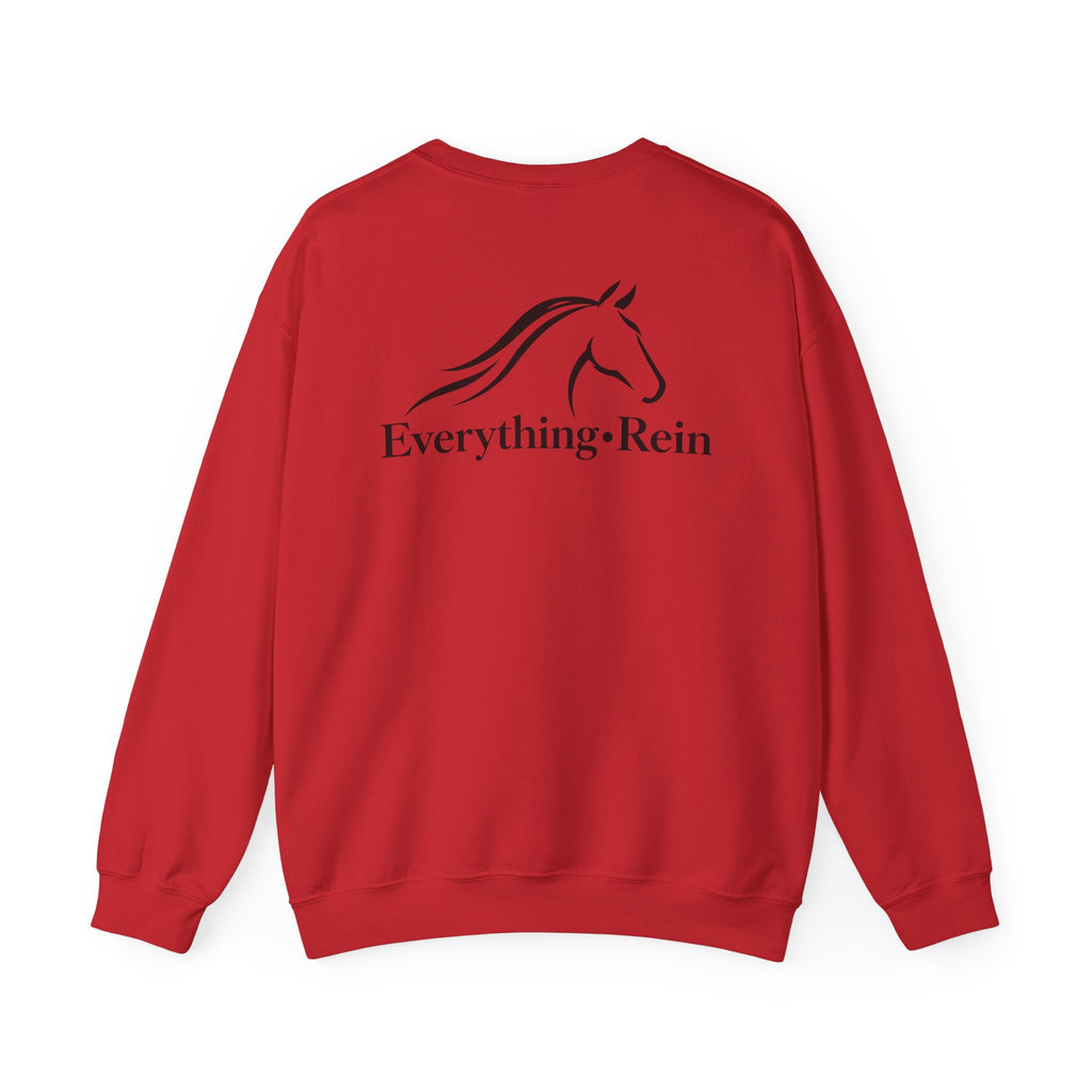Everything Rein horse head logo Sweatshirt | equestrian riding apparel