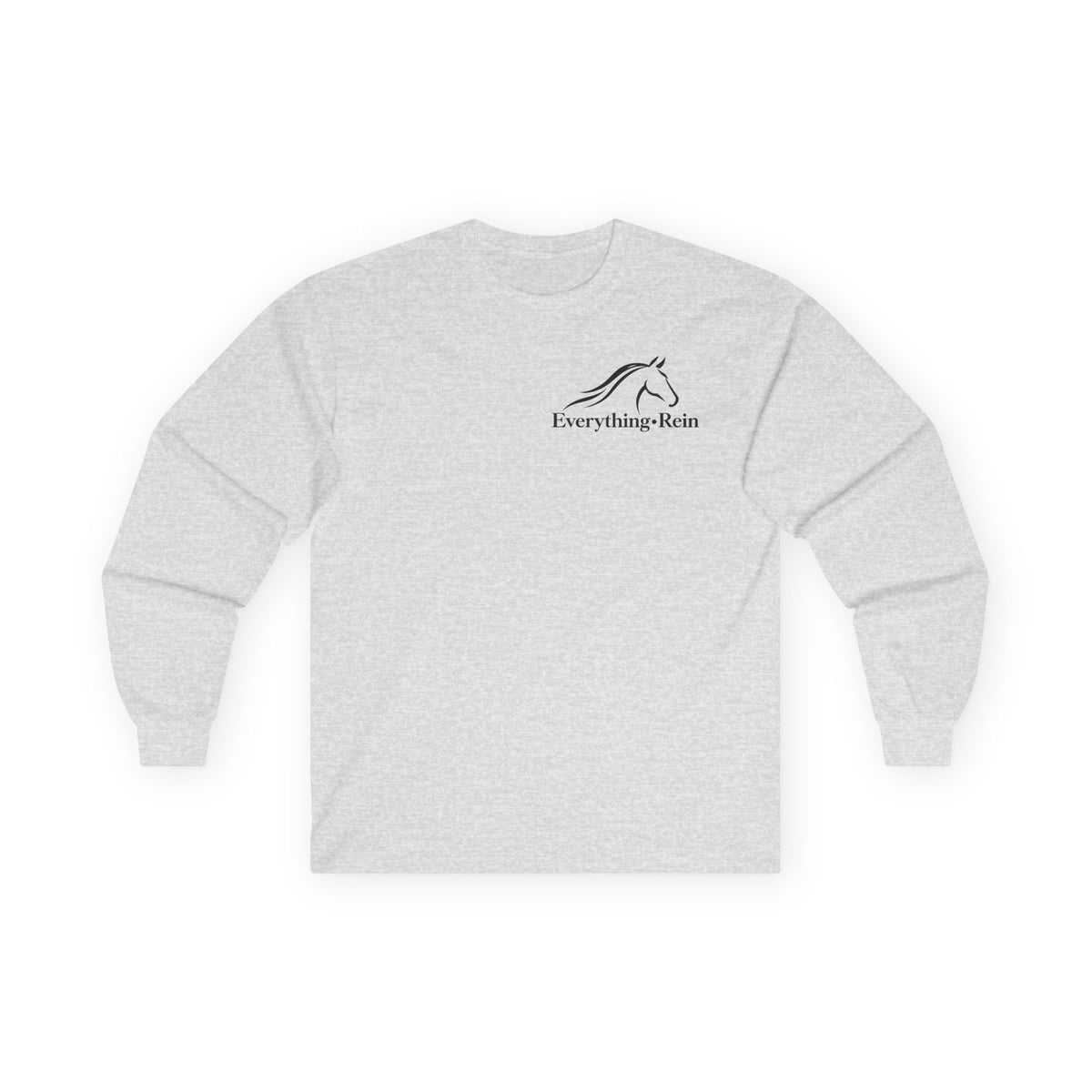 Horse Head logo Everything Rein Long Sleeve Tee | Equestrian Shirt