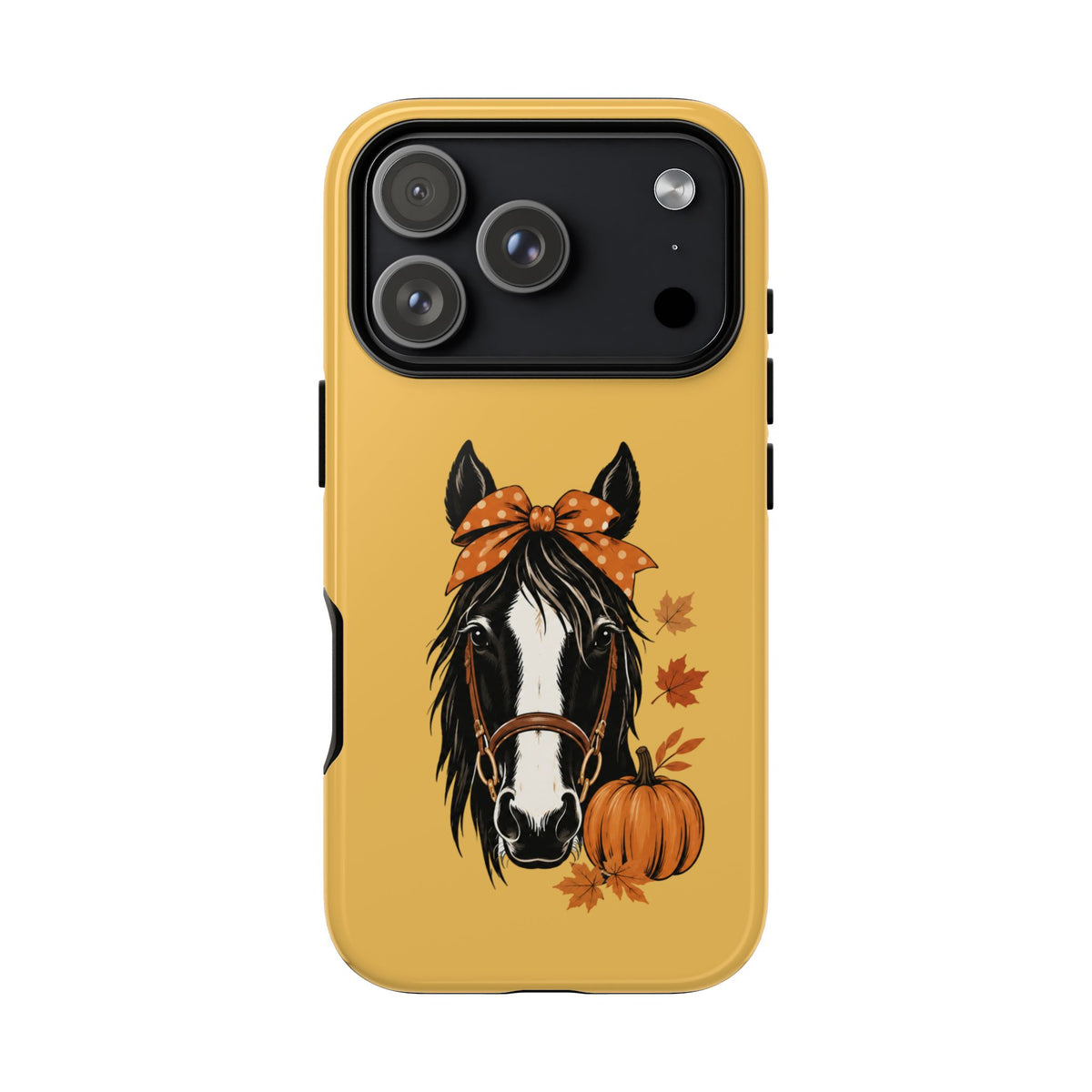 Autumn Horse Pumpkin Phone Case