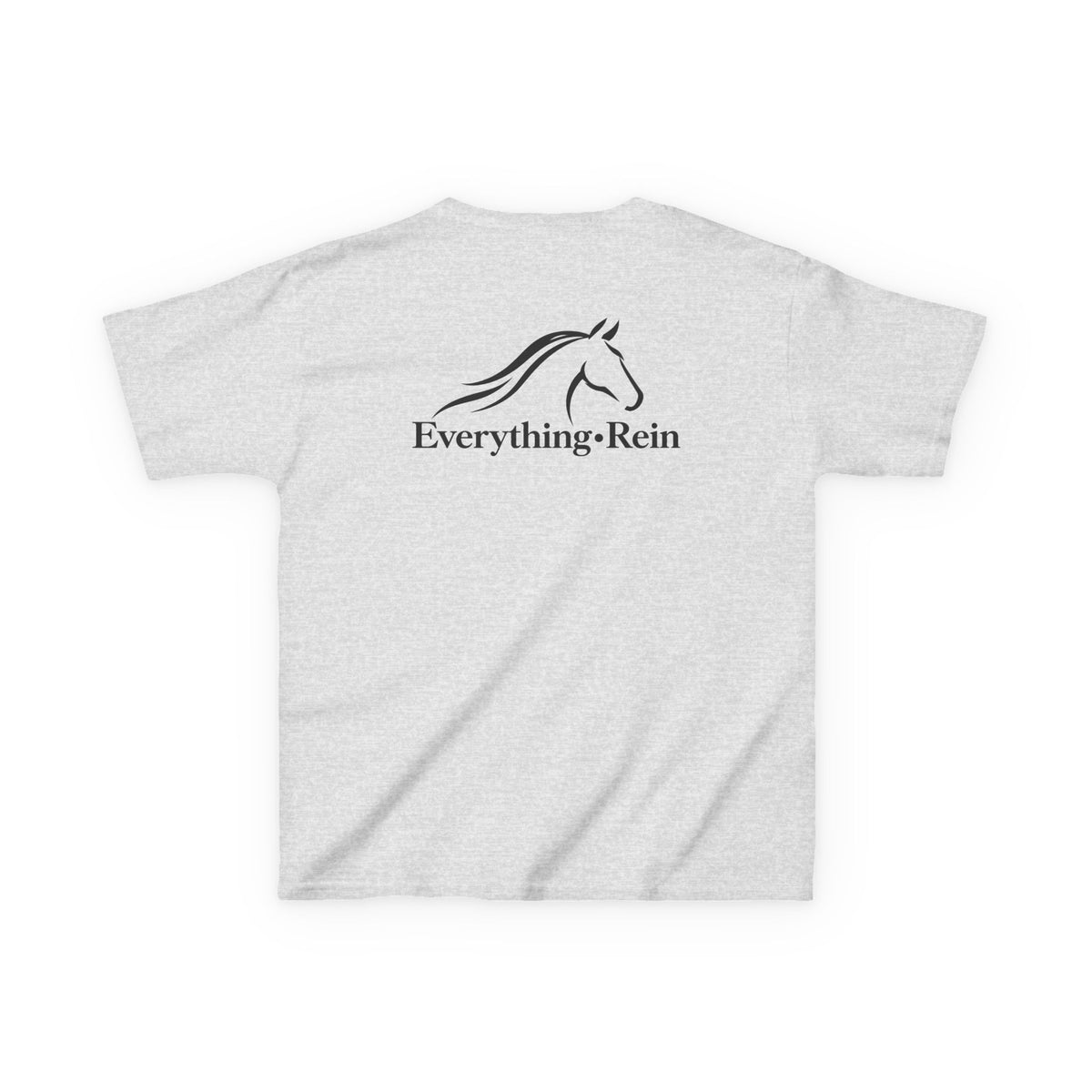 Everything Rein Horse Logo Kids T-Shirt | Minimal Equestrian Apparel