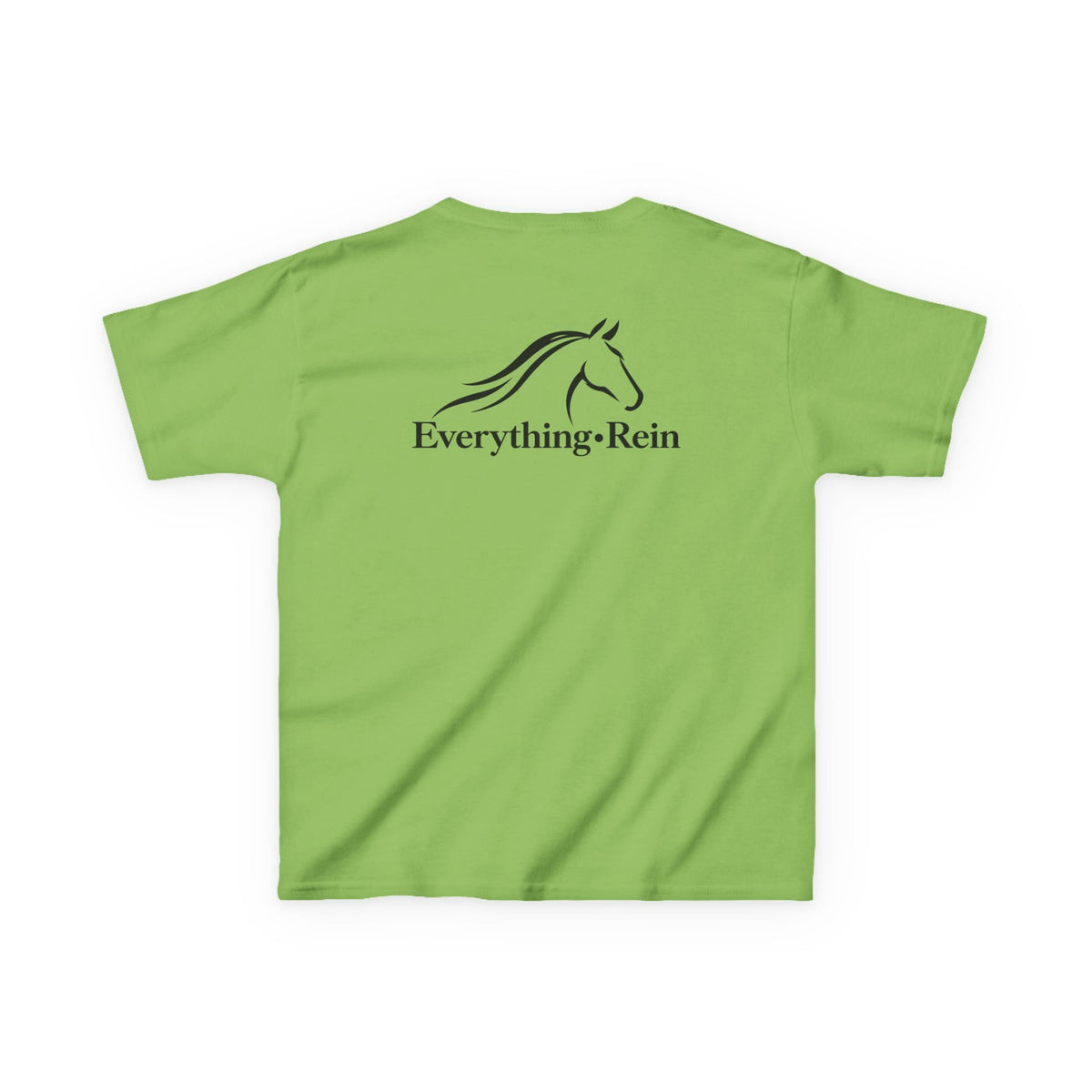 Everything Rein Horse Logo Kids T-Shirt | Minimal Equestrian Apparel