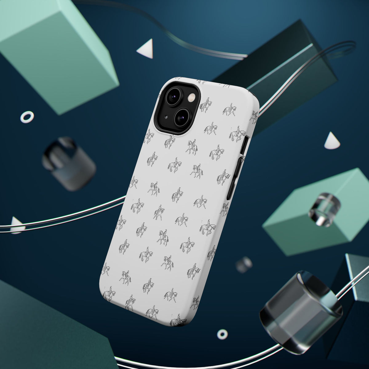 Tiny Horse Pattern Phone Case | Magnetic Impact-Resistant Case