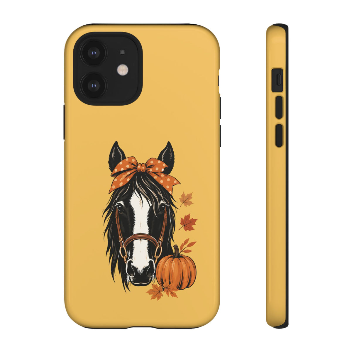 Autumn Horse Pumpkin Phone Case