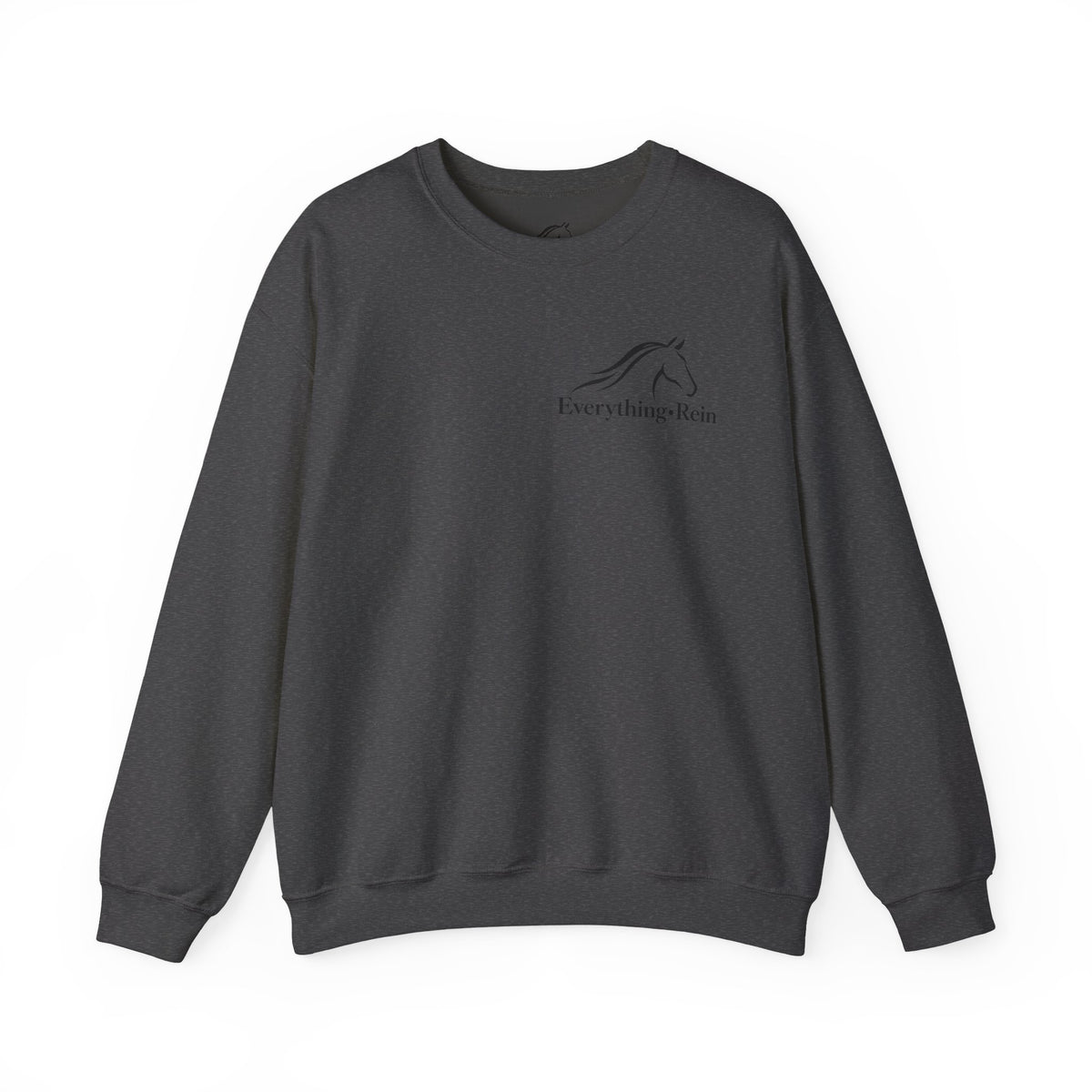 Everything Rein horse head logo Sweatshirt | equestrian riding apparel