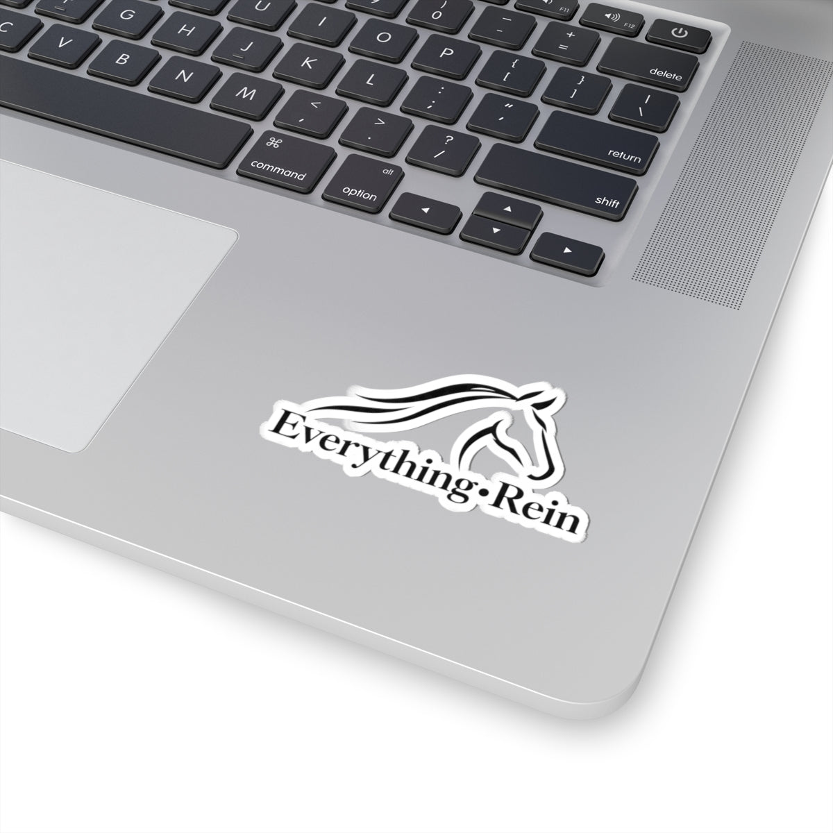 Everything Rein Horse Logo Kiss-Cut Sticker — Equestrian Laptop Decal