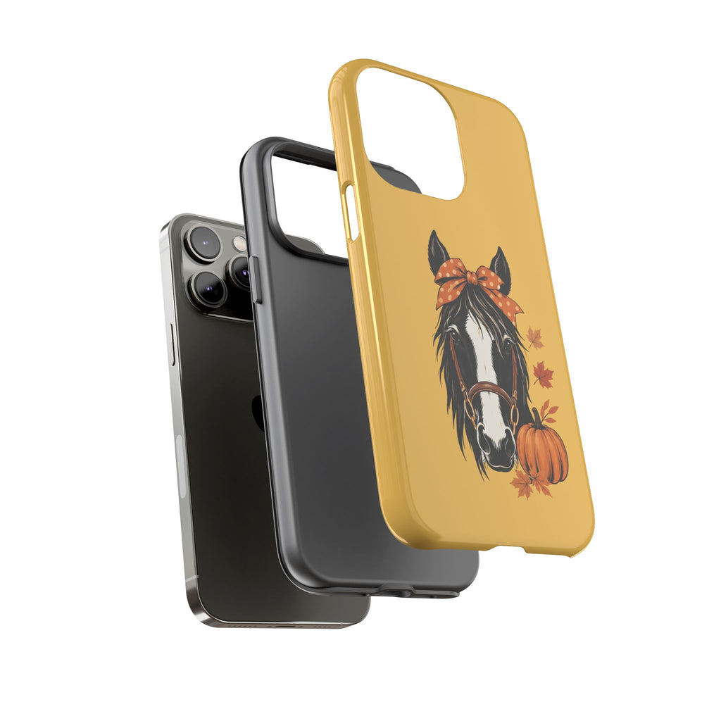 Autumn Horse Pumpkin Phone Case