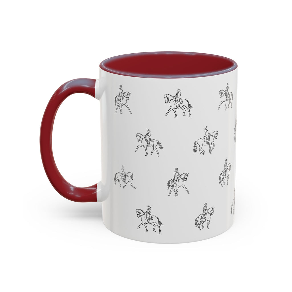 Dressage Pattern Mug | Accent Coffee Mug