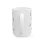 Dressage Pattern Mug | Horseback Riding Ceramic Mug