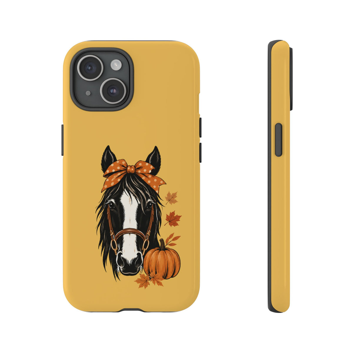 Autumn Horse Pumpkin Phone Case