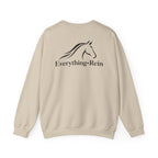 Everything Rein horse head logo Sweatshirt | equestrian riding apparel