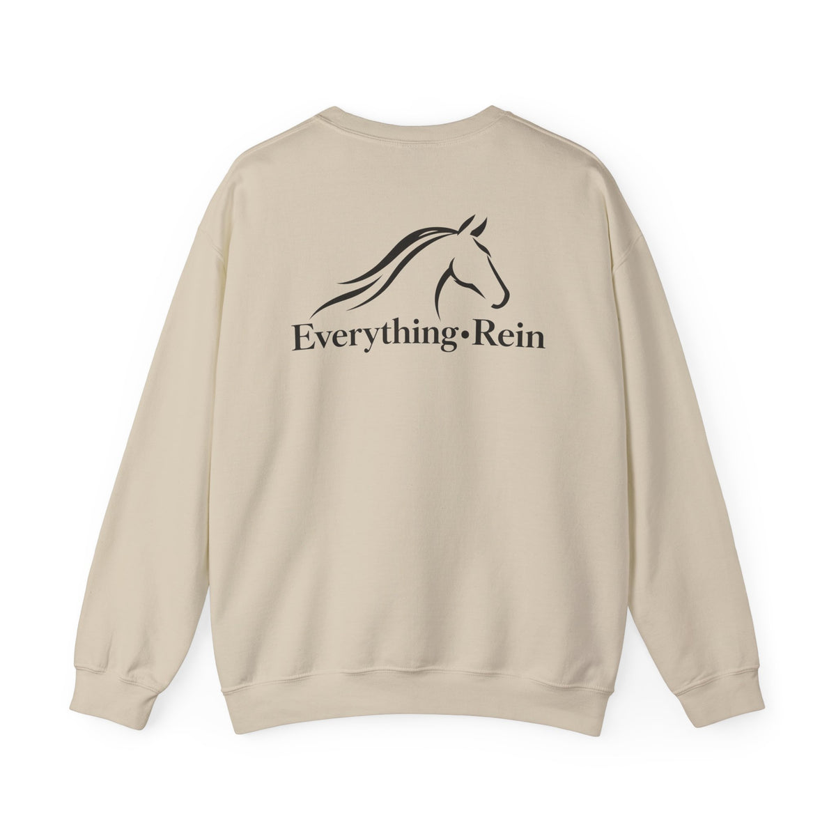 Everything Rein horse head logo Sweatshirt | equestrian riding apparel