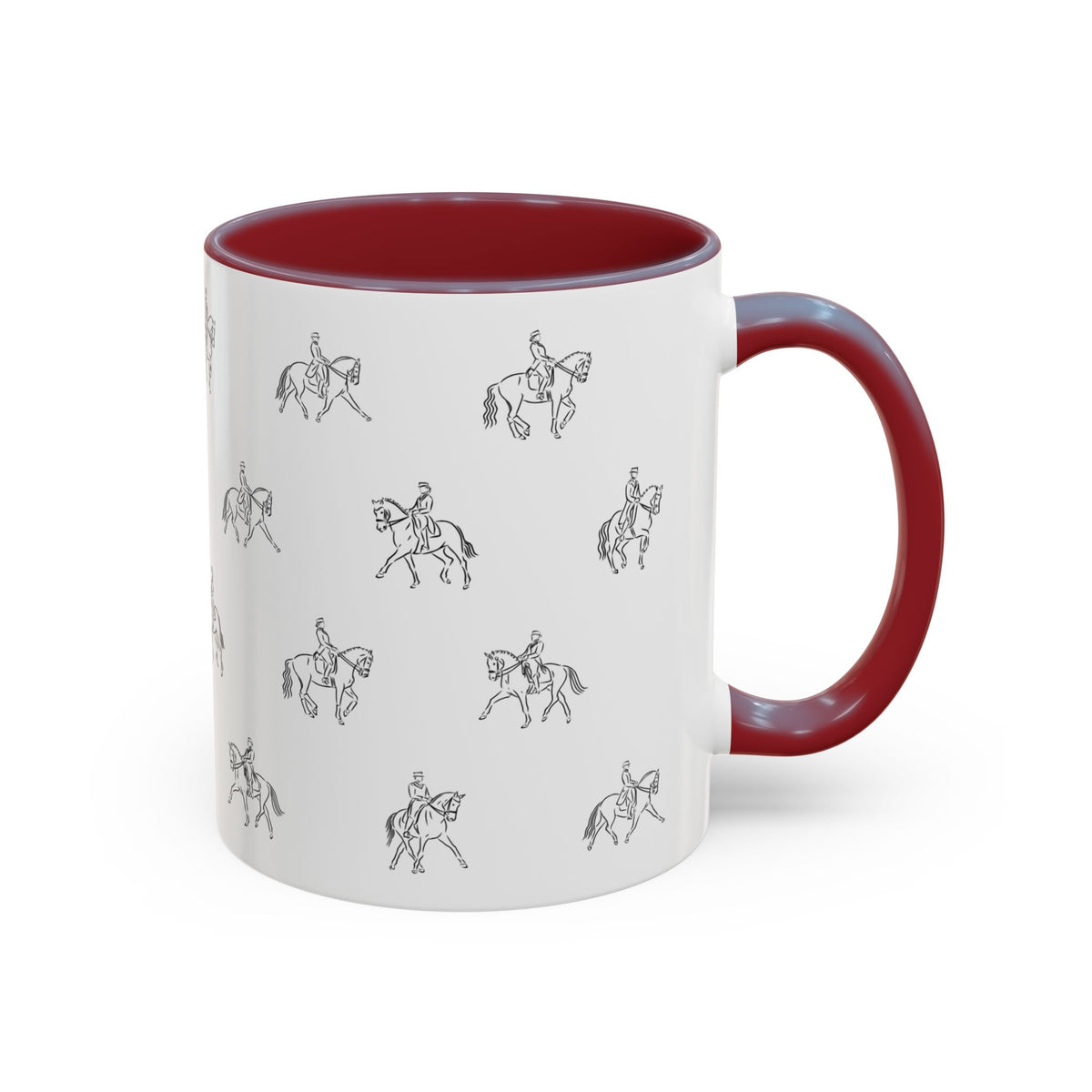 Dressage Pattern Mug | Accent Coffee Mug