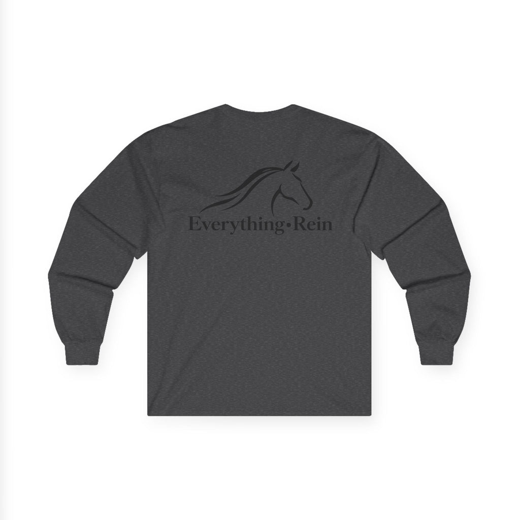 Horse Head logo Everything Rein Long Sleeve Tee | Equestrian Shirt