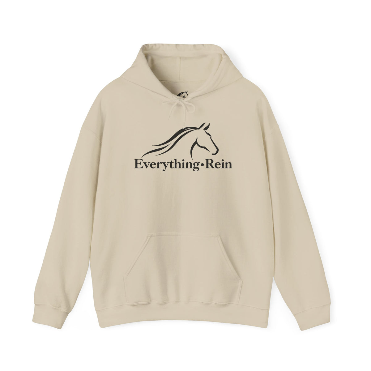 Minimal Horse Head Everything Rein Hoodie | Equestrian Sweatshirt