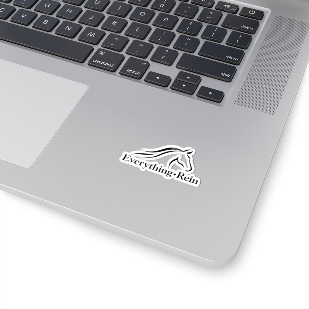 Everything Rein Horse Logo Kiss-Cut Sticker — Equestrian Laptop Decal