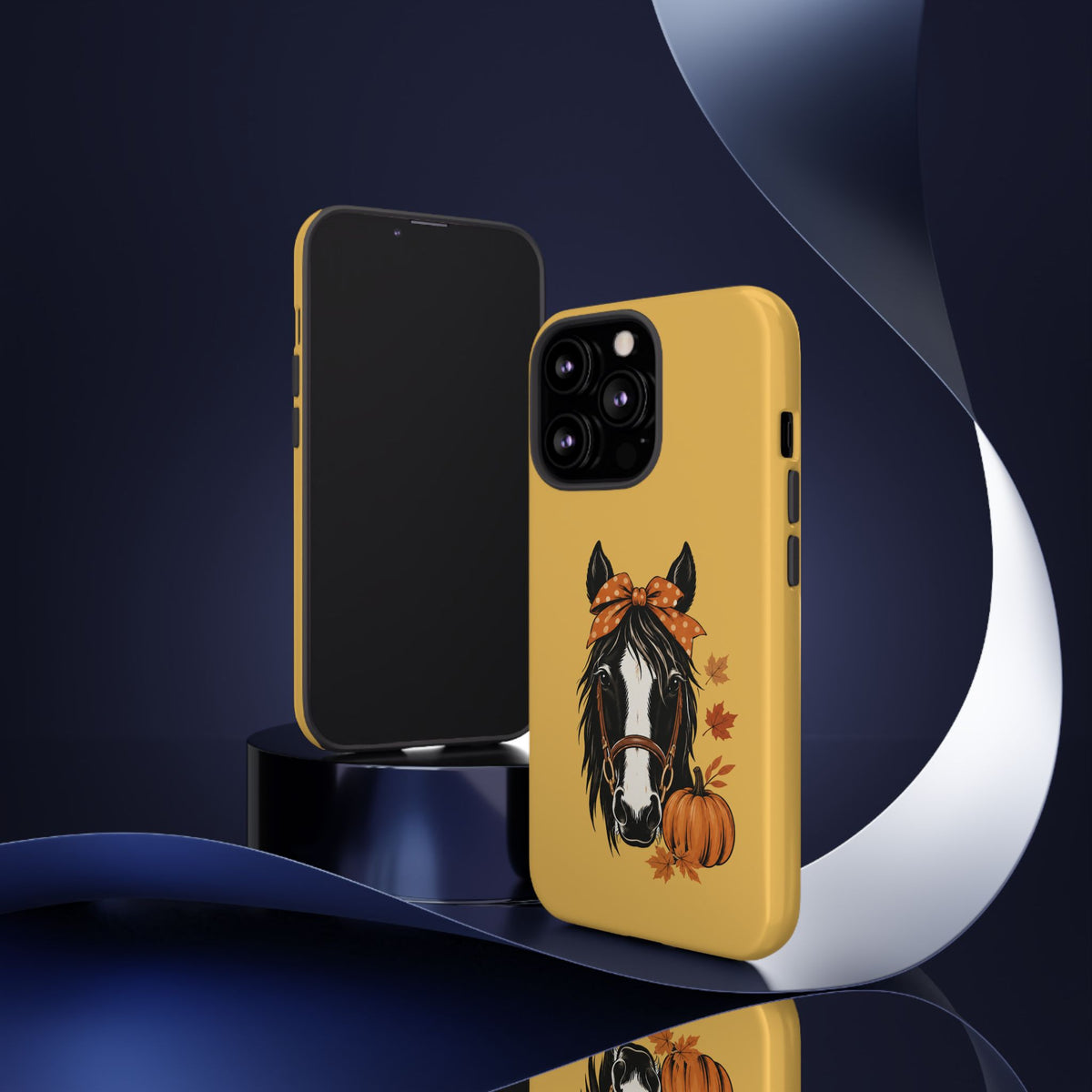 Autumn Horse Pumpkin Phone Case