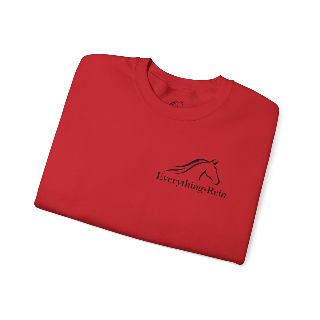 Everything Rein horse head logo Sweatshirt | equestrian riding apparel