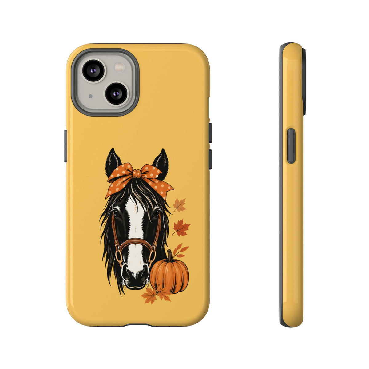 Autumn Horse Pumpkin Phone Case
