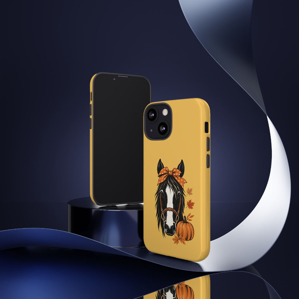 Autumn Horse Pumpkin Phone Case