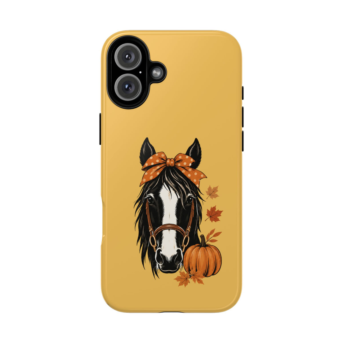 Autumn Horse Pumpkin Phone Case