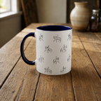 Dressage Pattern Mug | Accent Coffee Mug