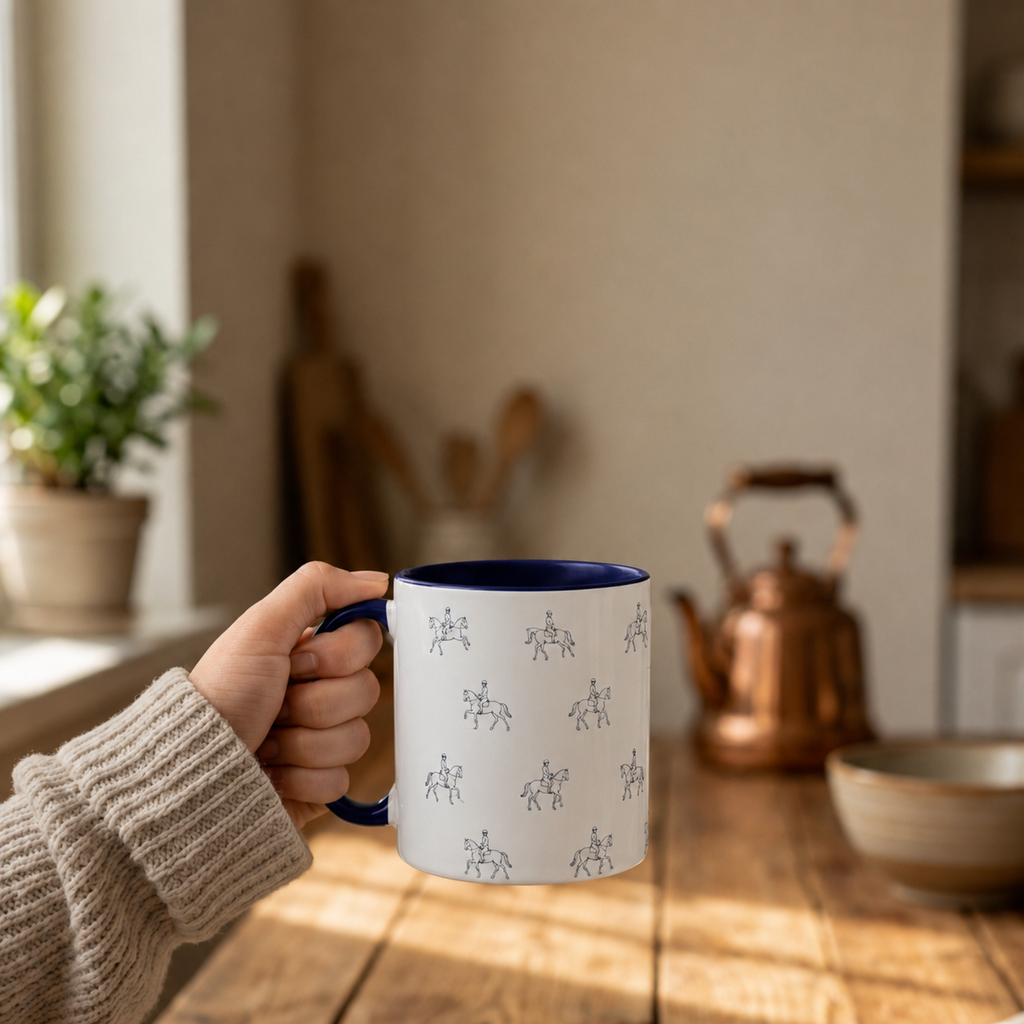 Dressage Pattern Mug | Accent Coffee Mug