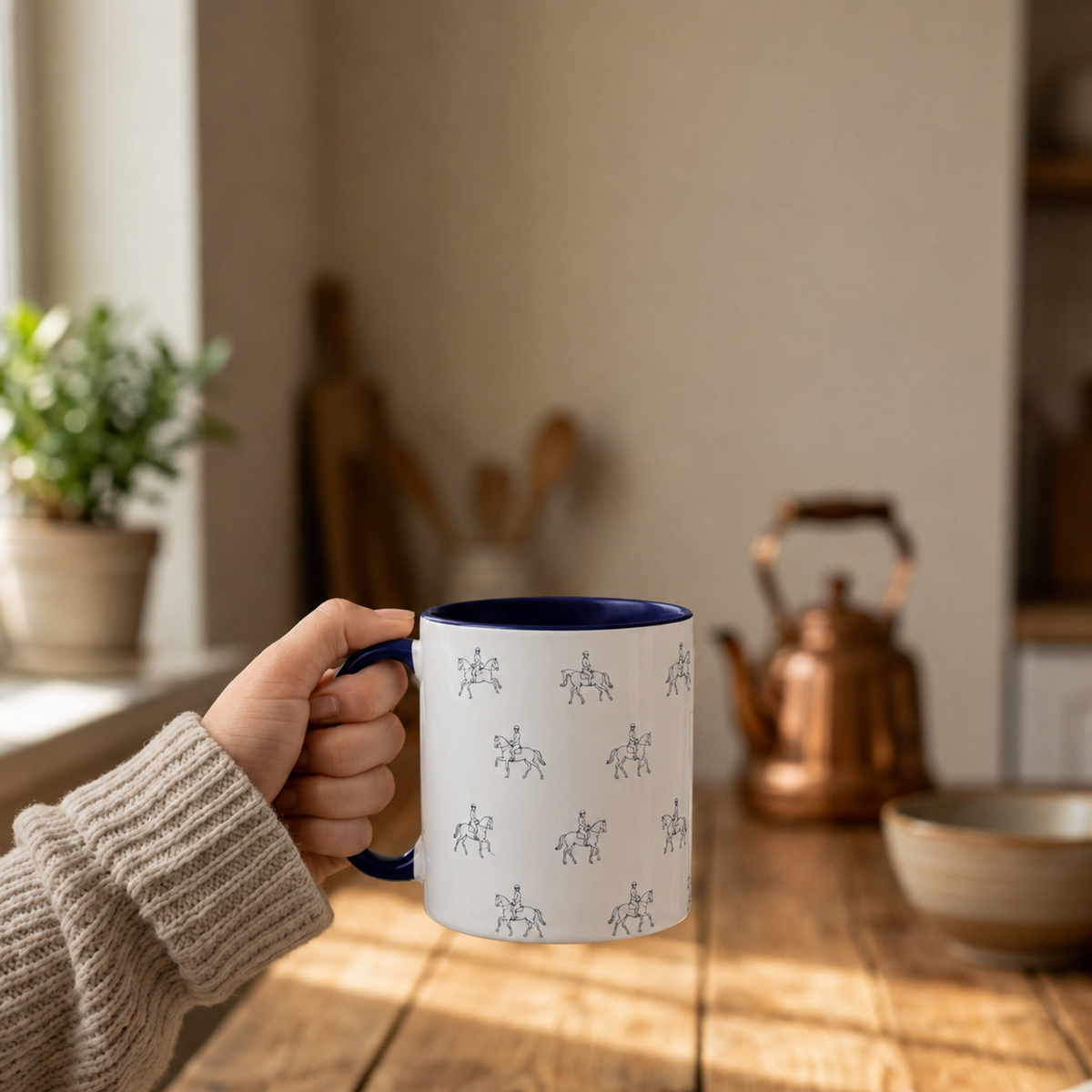 Dressage Pattern Mug | Accent Coffee Mug