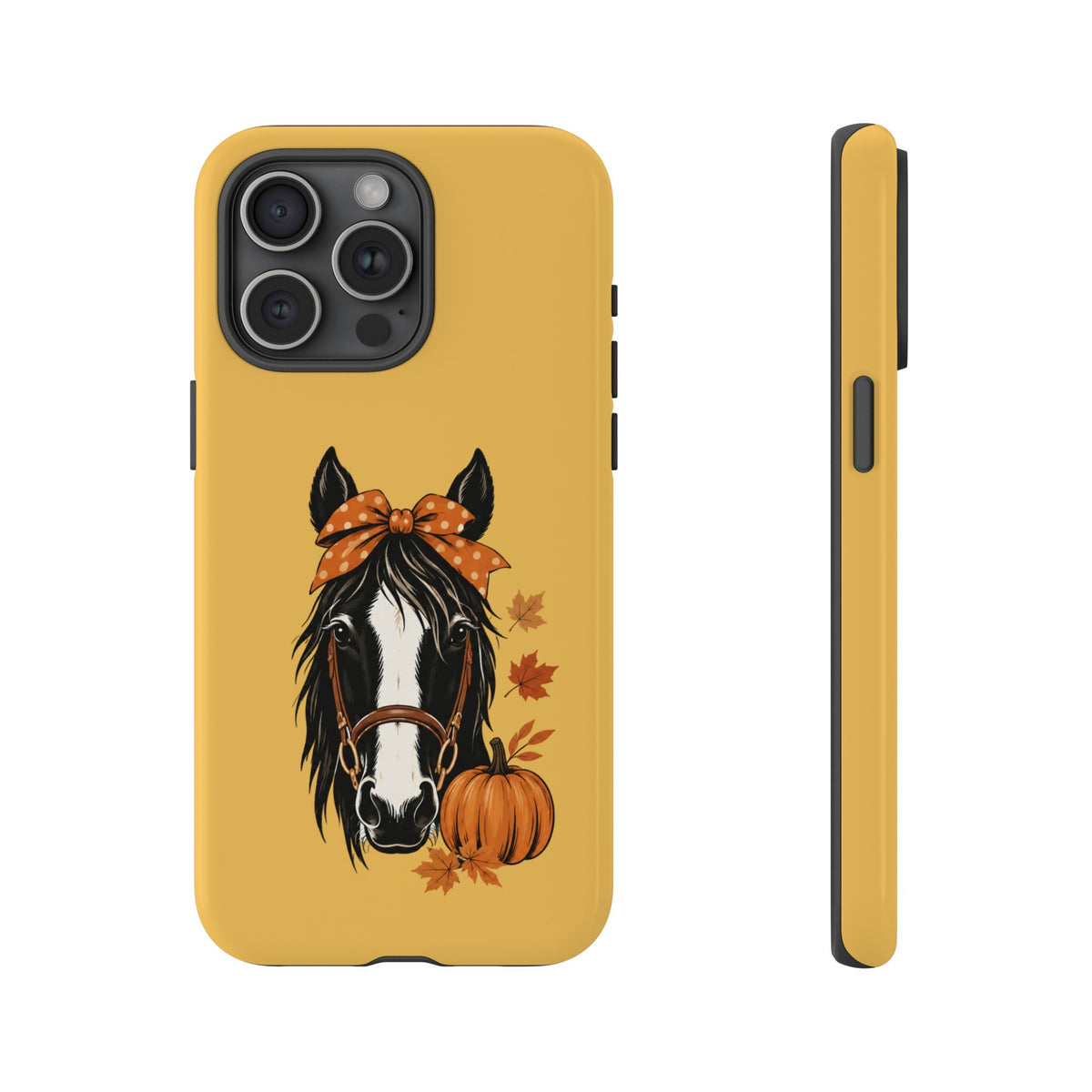 Autumn Horse Pumpkin Phone Case