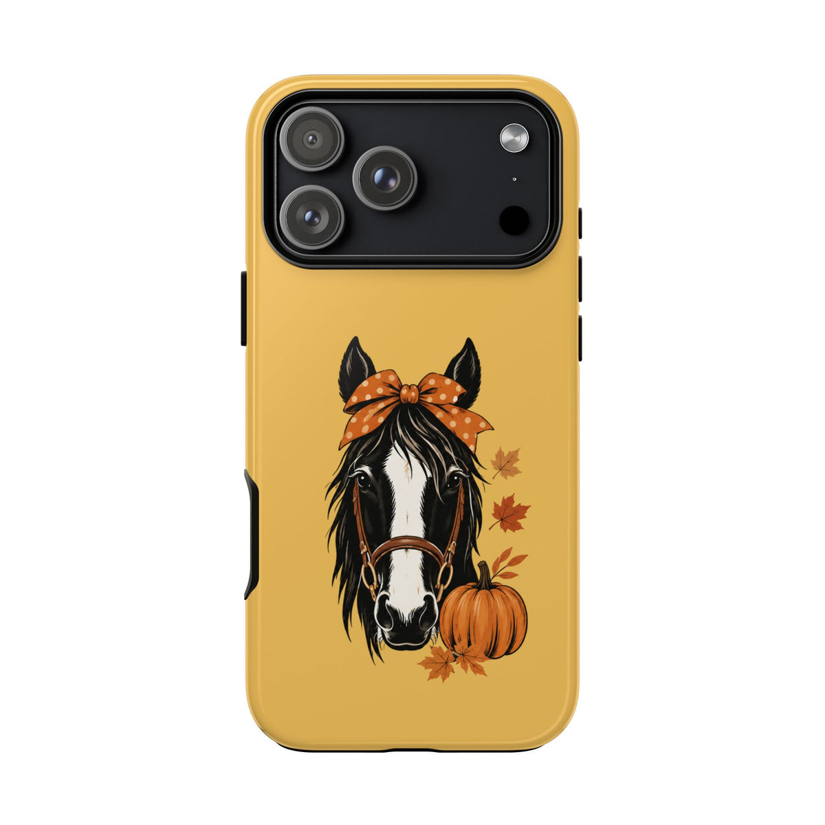 Autumn Horse Pumpkin Phone Case
