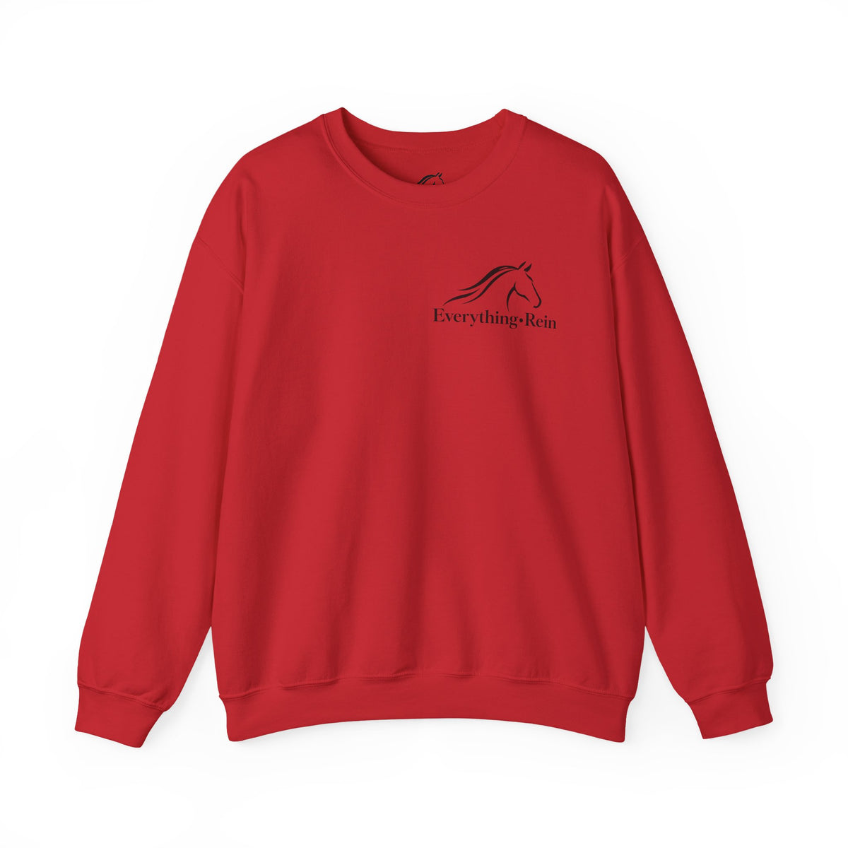 Everything Rein horse head logo Sweatshirt | equestrian riding apparel