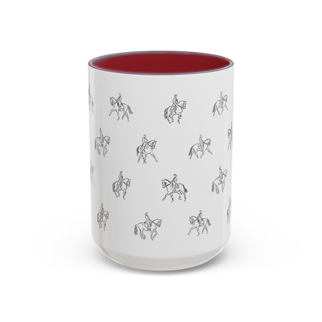 Dressage Pattern Mug | Accent Coffee Mug