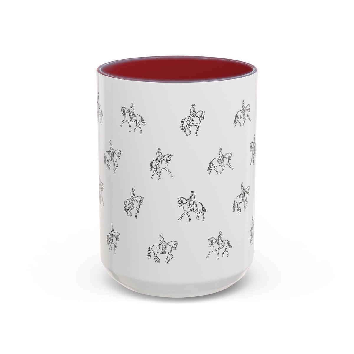 Dressage Pattern Mug | Accent Coffee Mug