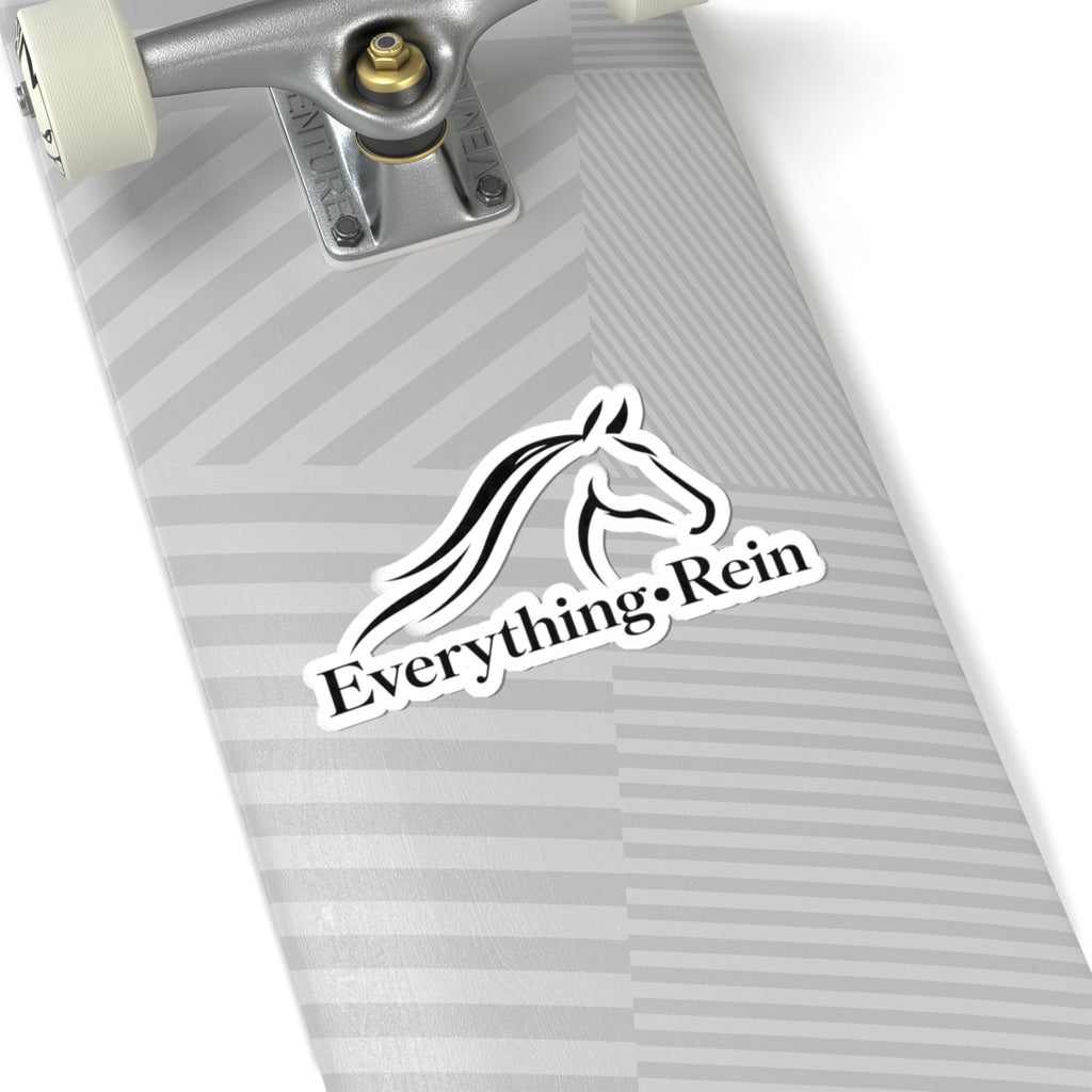 Everything Rein Horse Logo Kiss-Cut Sticker — Equestrian Laptop Decal