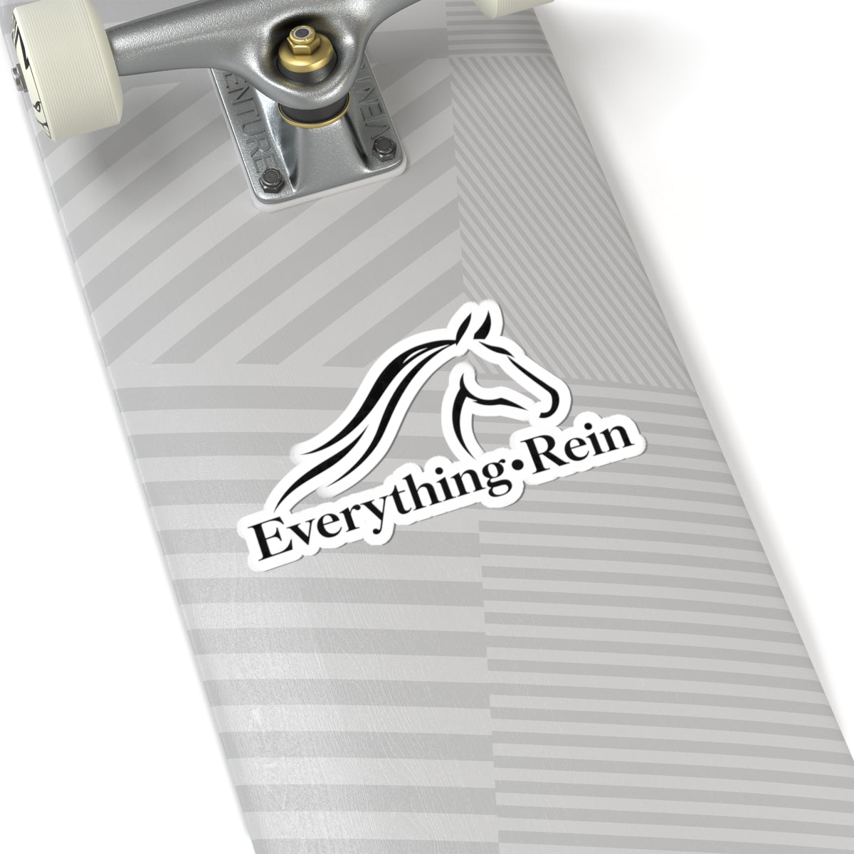 Everything Rein Horse Logo Kiss-Cut Sticker — Equestrian Laptop Decal