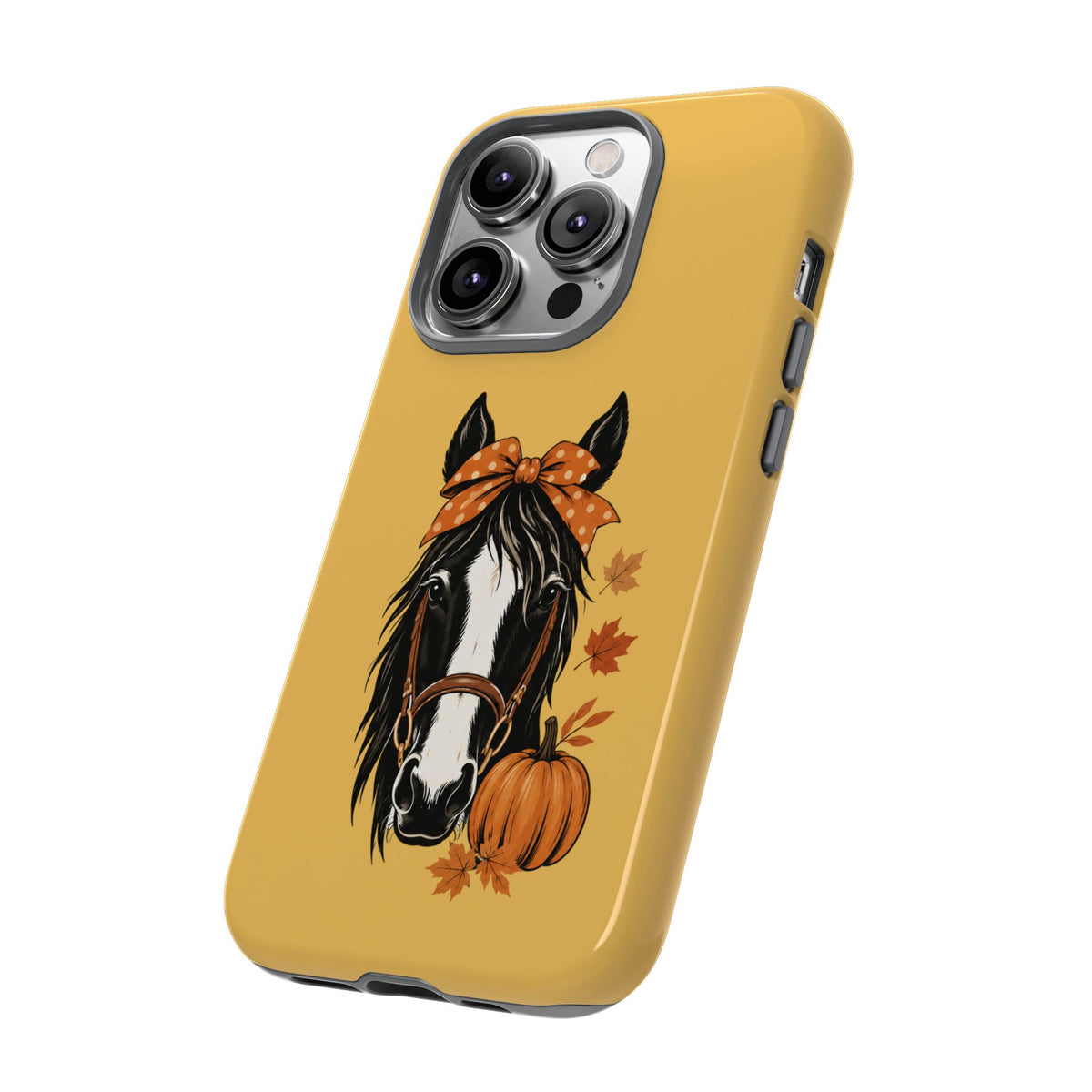 Autumn Horse Pumpkin Phone Case