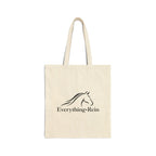 Everything Rein Canvas Tote Bag — Horse Lover Eco Grocery Bag