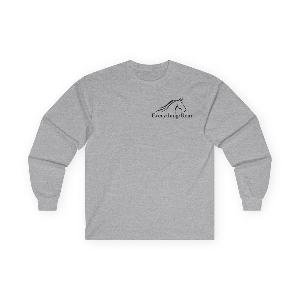 Horse Head logo Everything Rein Long Sleeve Tee | Equestrian Shirt