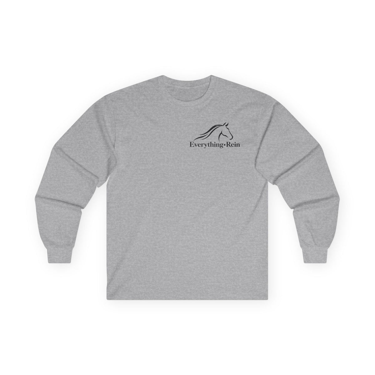 Horse Head logo Everything Rein Long Sleeve Tee | Equestrian Shirt