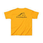 Everything Rein Horse Logo Kids T-Shirt | Minimal Equestrian Apparel